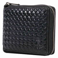 MATADOR BADALONA Damen Herren Leder Geldbörse RFID Karo Schwarz