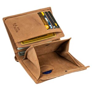 MATADOR VIGO Leder Börse Geldbörse Herren Brieftasche RFID Hell-Braun