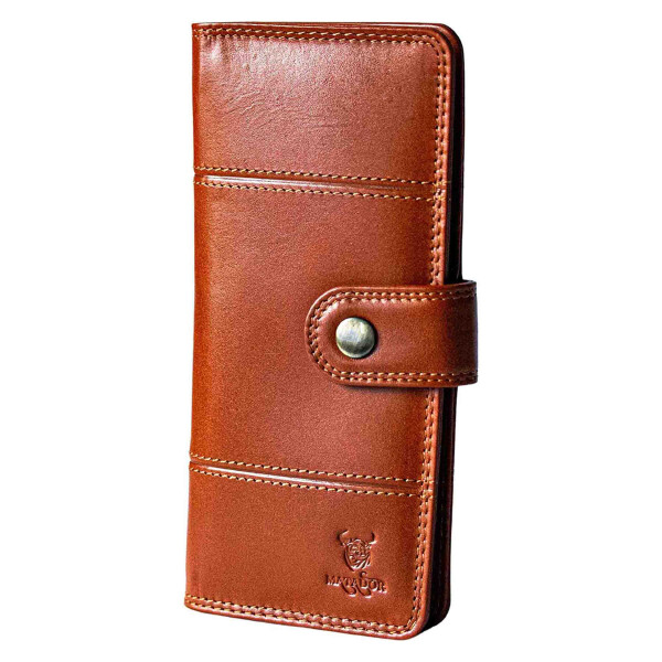 MATADOR Echt Leder Universal Handytasche bis 6.7 Zoll Braun