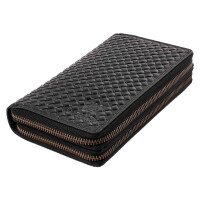 MATADOR MADRID Damen XXL Langbörse Geldbeutel RFID TüV Karo Schwarz