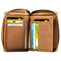 MATADOR CORDOBA Leder Geldbörse Herren Geldbeutel RFID Hell-Braun