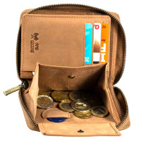 MATADOR CORDOBA Leder Geldbörse Herren Geldbeutel RFID Hell-Braun