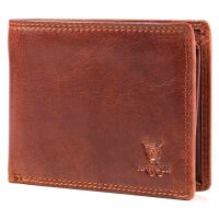 MATADOR Herren Leder Portemonnaie RFID TüV Retro Klassisch