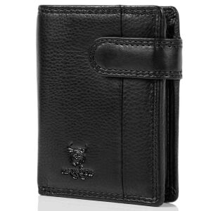 MATADOR Herren Leder Geldbörse Klein Ledergeldbörse Brieftasche RFID