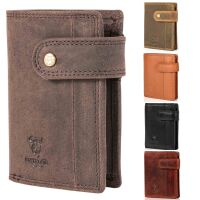 MATADOR Herren Leder Geldbörse Klein Ledergeldbörse Brieftasche RFID