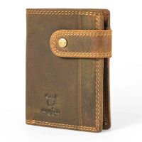 MATADOR Herren Leder Geldbörse Klein Ledergeldbörse Brieftasche RFID