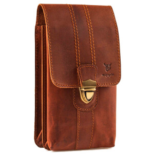 MATADOR Leder Handy Gürteltasche Malaga XL bis 7.5 Zoll 5 Farben