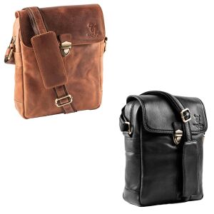 MATADOR JAKARTA Leder Umhängetasche Herren Schultertasche