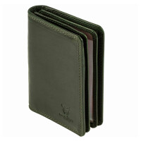 MATADOR PORTO Leder Kartenetui RFID TüV Ausweishülle Herren Grün