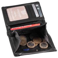 MATADOR Leder Herren Geldbörse Portemonnaie Brieftasche Schwarz