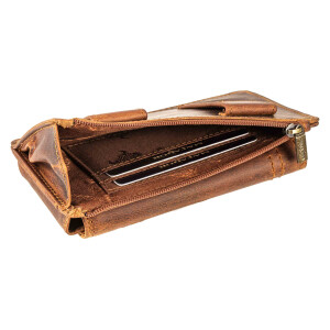 MATADOR BRISBANE Universal Handy Leder Gürteltasche 6.1 Zoll Braun