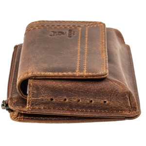 MATADOR BRISBANE Universal Handy Leder Gürteltasche 6.1 Zoll Braun