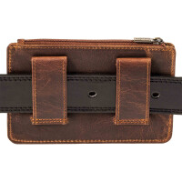 MATADOR BRISBANE Universal Handy Leder Gürteltasche 6.1 Zoll Braun