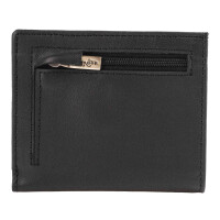 MATADOR Leder Slim Wallet CHICAGO Bifold Schwarz RFID