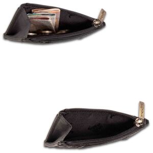 MATADOR MONTREAL Minigeldbörse Leder Slim Wallet RFID Schwarz