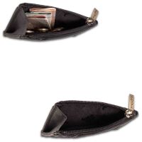 MATADOR MONTREAL Minigeldbörse Leder Slim Wallet RFID Schwarz