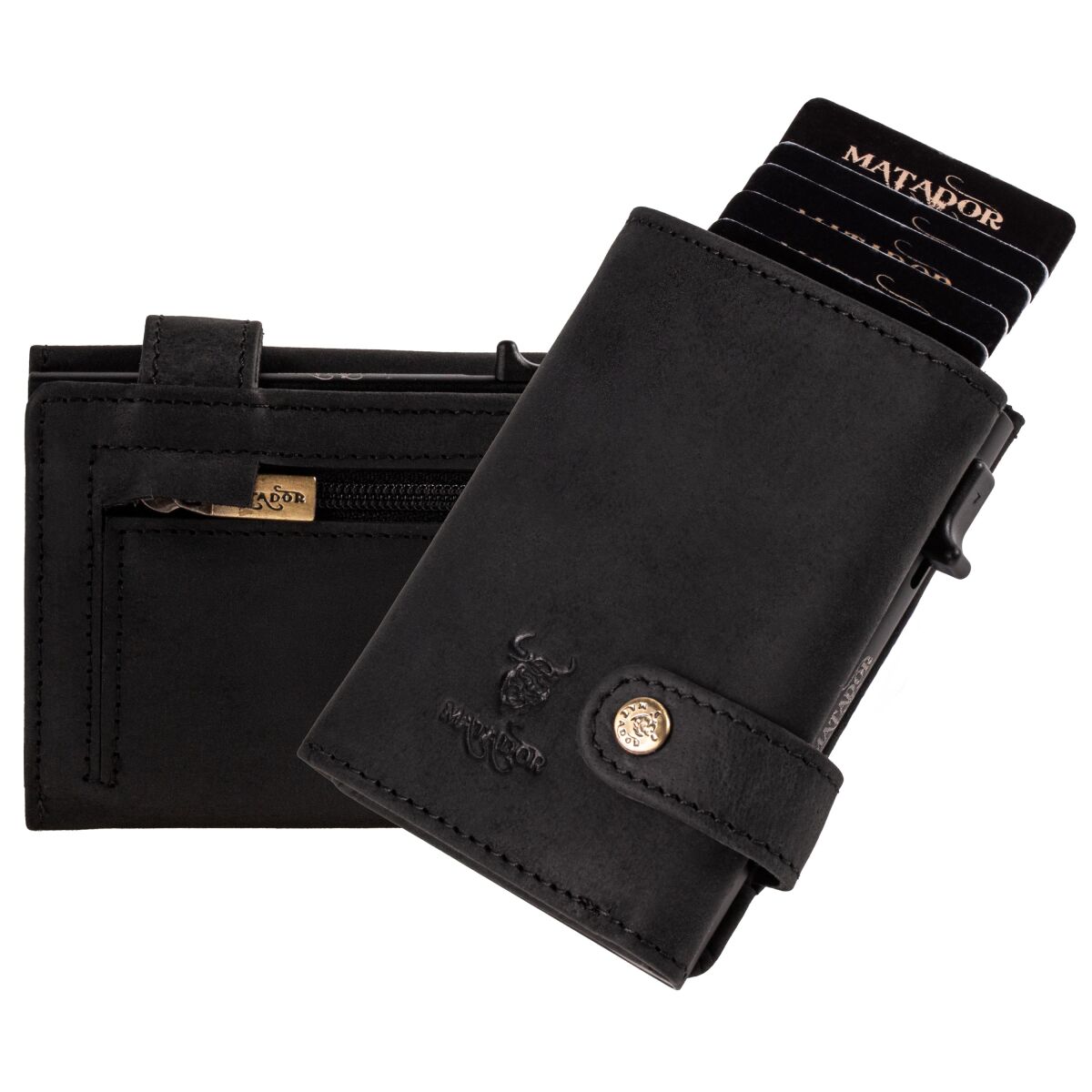 Matador Leather RFID Wallet - Small Classic TÜV Certified Men's Purse