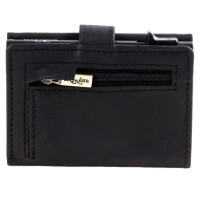 MATADOR Leder Slim Wallet MIAMI Kartenhalter RFID Schwarz