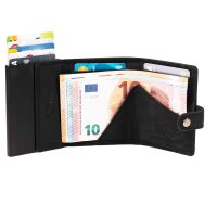 MATADOR MIAMI Leder Kreditkartenetui Kreditkartenhülle RFID Schwarz