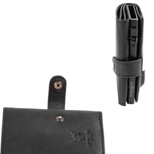 MATADOR TOKIO Leder Slim Wallet Pop-Up Funktion RFID Schwarz