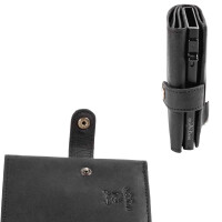 MATADOR TOKIO Leder Slim Wallet Pop-Up Funktion RFID Schwarz