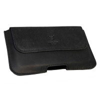 MATADOR Google Pixel 4 XL / 6 / 7 / 6 Pro / 7 Pro Leder-Tasche Schwarz