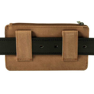 MATADOR Leder Handytasche Magnetverschluss bis 6.9 Zoll Hell-Braun