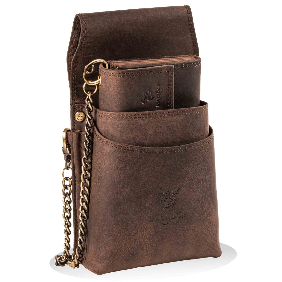 Kellnerset Aus Leder – Kellnertasche, Holster & Geldbörse Für Den Professionellen Service