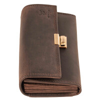 MATADOR VICIO Kellnerbörse mit Kette Leder Profi-Kellner-Set Dunkel-Braun