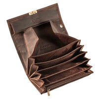 MATADOR VICIO Kellnerbörse mit Kette Leder Profi-Kellner-Set Dunkel-Braun