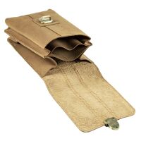 MATADOR Leder Hüfttasche MALAGA XXL Smartphone 7.5 Zoll Hell Braun