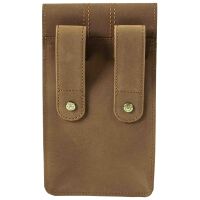 MATADOR Leder Hüfttasche MALAGA XXL Smartphone 7.5 Zoll Hell Braun