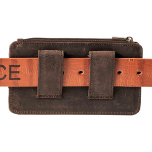 MATADOR BRISBANE Leder Universal Handytasche 6.9 Zoll Dunkel-Braun