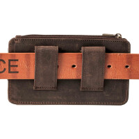MATADOR Leder Handytasche Magnetverschluss bis 6.9 Zoll Dunkel Braun