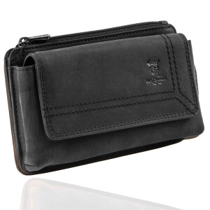 MATADOR Leder Handytasche Magnetverschluss bis 6.9 Zoll...