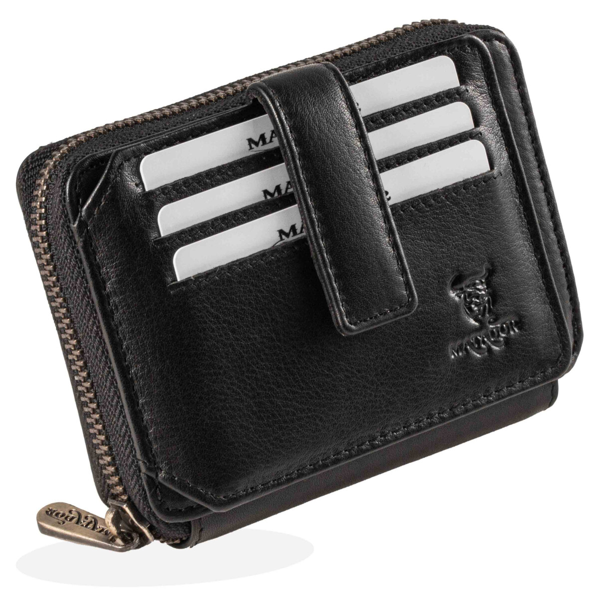 MATADOR Geldbörse Portemonnaie Leder GRANADA NextGen Schwarz