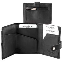 MATADOR MANCHESTER Leder Minigeldbörse Slim Wallet Trifold RFID