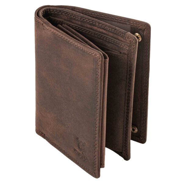 MATADOR TORONTO Herren Geldbörse Portemonnaie Leder Dunkel Braun