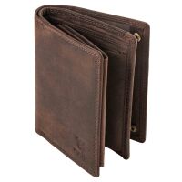MATADOR TORONTO Herren Geldbörse Portemonnaie Leder Dunkel Braun