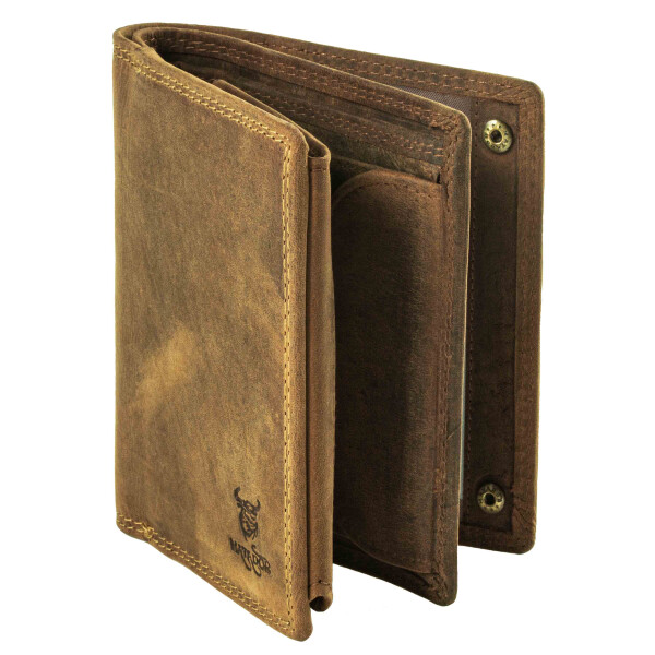 MATADOR TORONTO Herren Geldbörse Portemonnaie Leder Hunter Braun