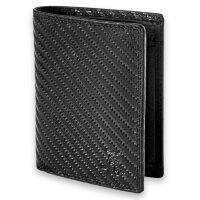 MATADOR VIGO Leder Geldbörse XXL Geldbeutel Herren Carbon Schwarz