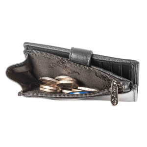 MATADOR Slim Wallet ISTANBUL Leder Kreditkartenetui Nappa Schwarz