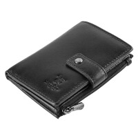 MATADOR Slim Wallet ISTANBUL Leder Kreditkartenetui Nappa Schwarz