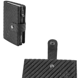 MATADOR Leder Slim Wallet MIAMI Kartenhalter RFID Carbon