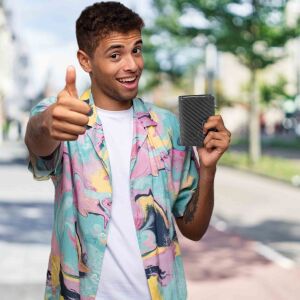 MATADOR Leder Slim Wallet MIAMI Kartenhalter RFID Carbon