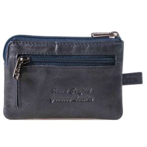 MATADOR CUSCO Leder Schlüsseletui Schlüsseltasche 2 Ringe Blau