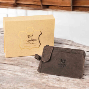 MATADOR CUSCO Leder Schlüsseletui Schlüsseltasche Dunkel Braun