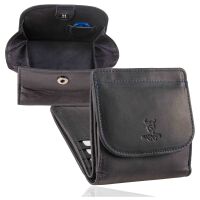 MATADOR WIEN Leder Wiener Schachtel Geldbörse Portemonnaie Blau