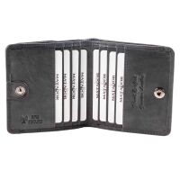 MATADOR WIEN Leder Wiener Schachtel Geldbörse Portemonnaie Blau