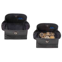 MATADOR WIEN Leder Wiener Schachtel Geldbörse Portemonnaie Blau